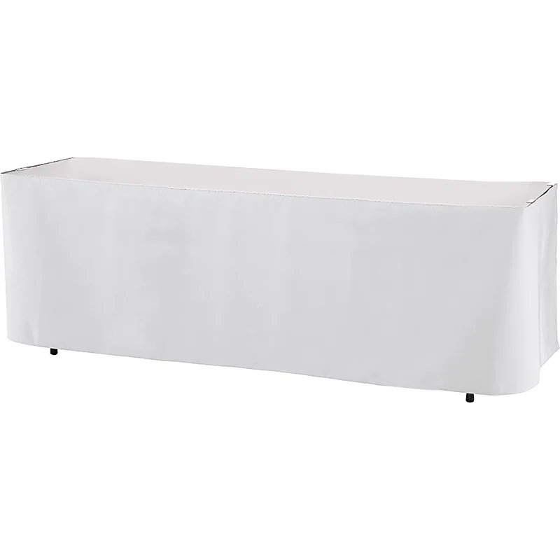 Premium Polyester, All Over Full color Table Skirt, 3 sided 8 Foot — view 2