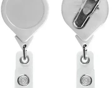 Premium Retractable Badge Reel (360 Alligator Clip & Anti-Twist) — view 2
