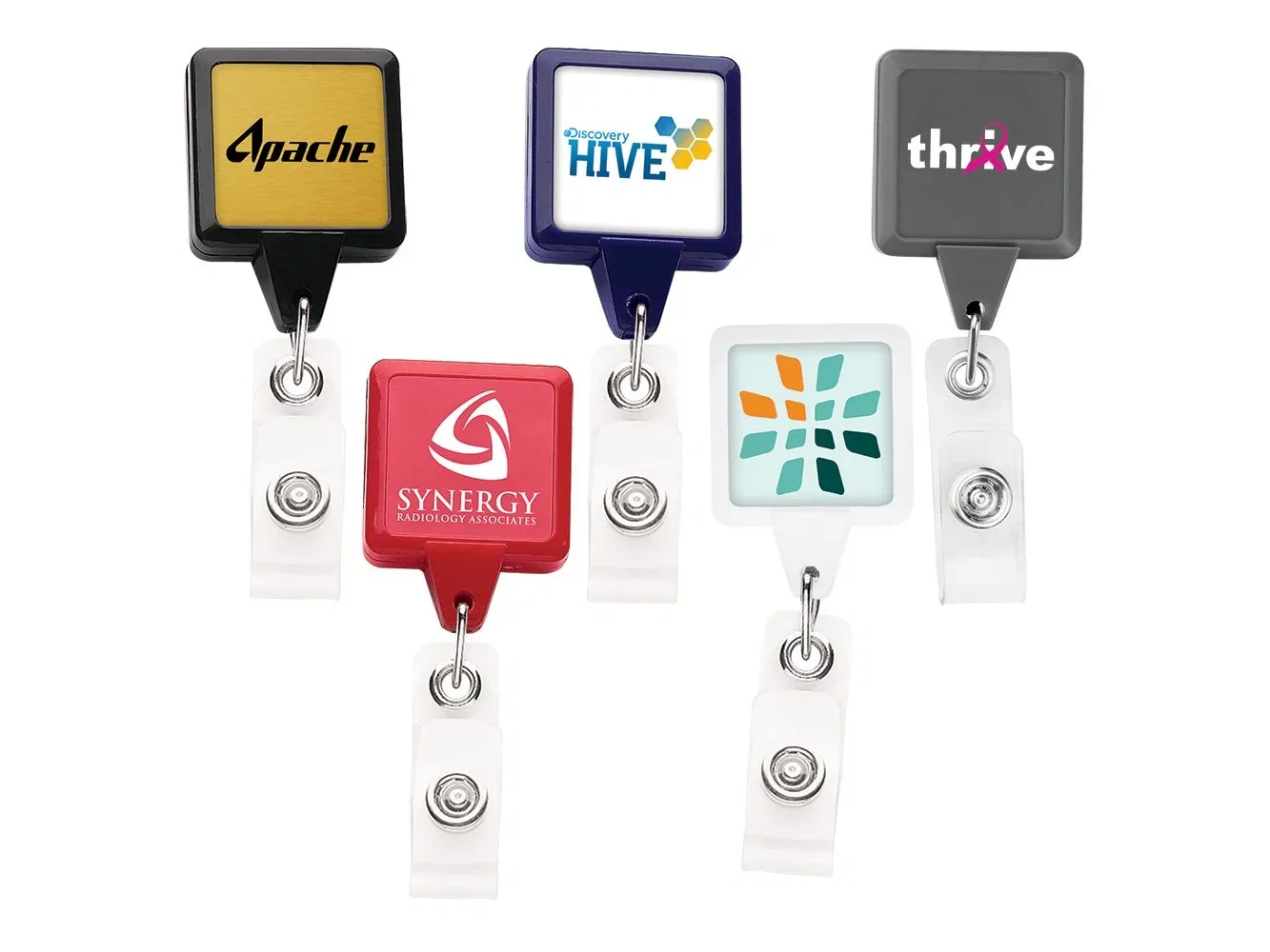 Premium Retractable Badge Reel (360 Alligator Clip & Anti-Twist) — view 3