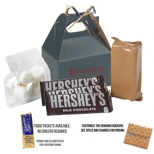 Premium S'mores Kit in a Festive Gable Box — view 2