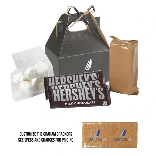 Premium S'mores Kit in a Festive Gable Box — view 3