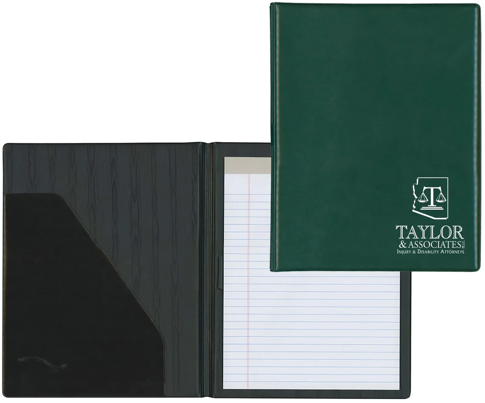 Personalized Sealed-Edge Padded Padfolio - Senior Size — view 5