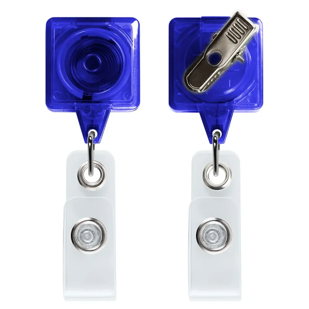 Premium Translucent Badge Reel (360 Alligator Clip & Anti-Twist) — view 4