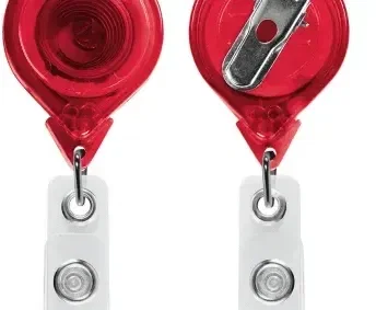 Premium Translucent Badge Reel (360 Alligator Clip & Anti-Twist) — view 2