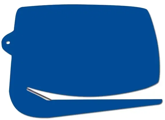 Present-A-Card Letter Opener. Business card letter opener with stainless steel blade for desk giveaways, view 2
