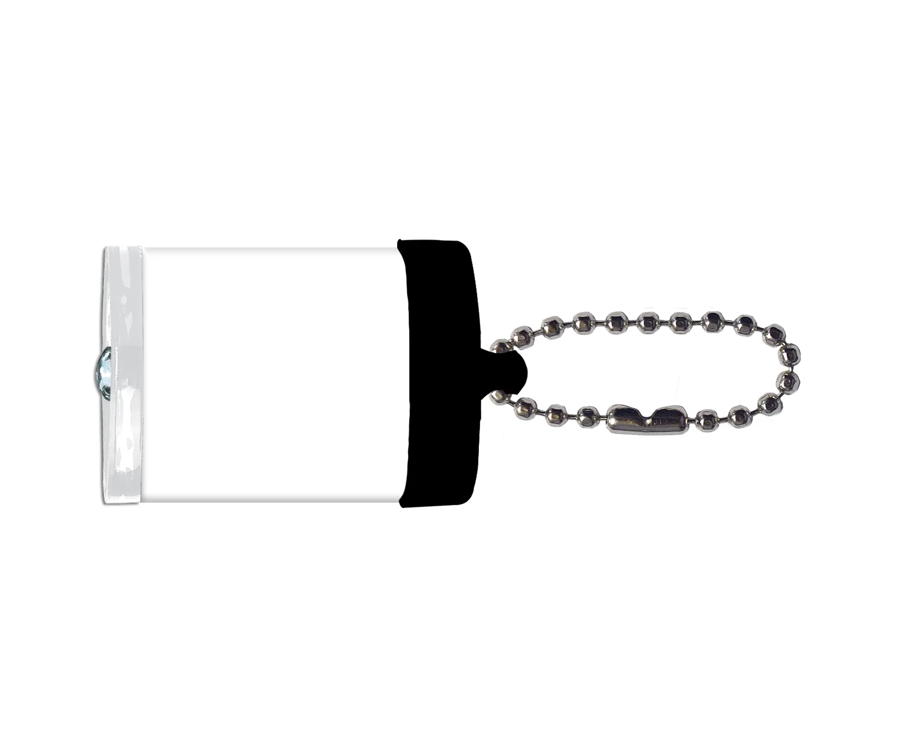 Pressalite Squeeze-On LED Keychain Light. Squeeze-on LED keychain light for auto club and safety program giveaways, view 2