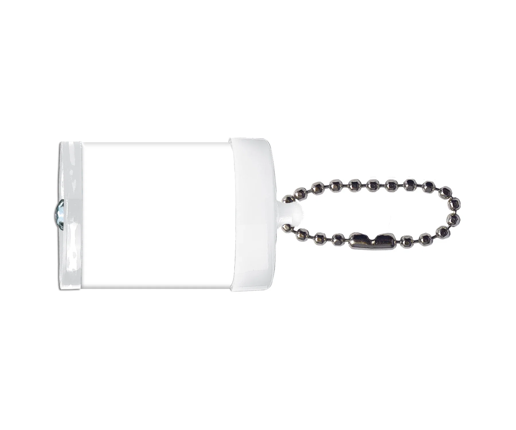 Pressalite Squeeze-On LED Keychain Light. Squeeze-on LED keychain light for auto club and safety program giveaways, view 3