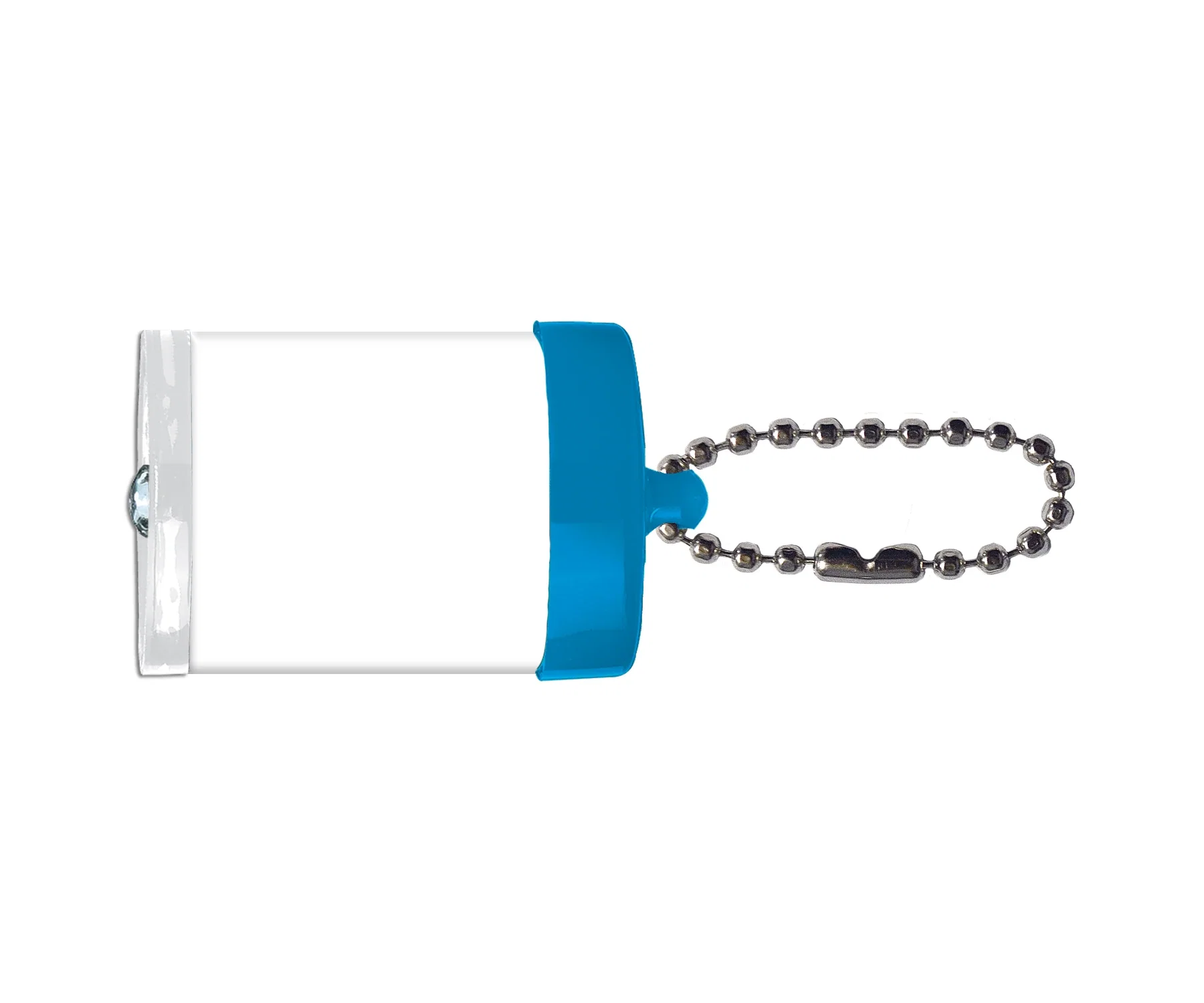 Pressalite Squeeze-On LED Keychain Light. Squeeze-on LED keychain light for auto club and safety program giveaways, view 4