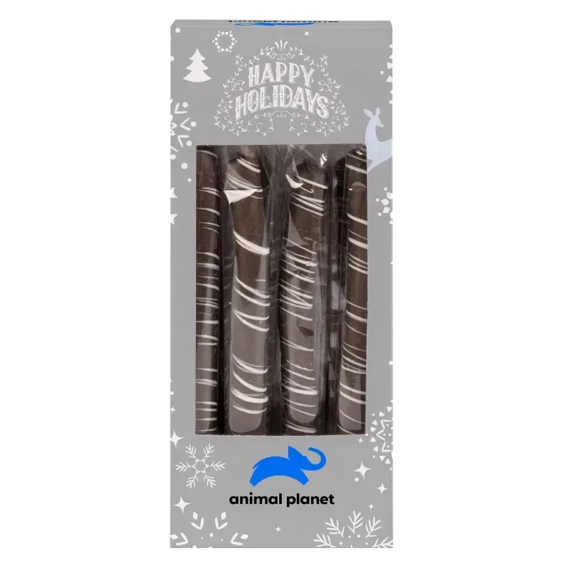 Pretzel Rods - Dark Chocolate With White Drizzle — view 4