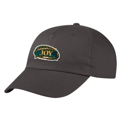 Kelly green cap viewed from the side, bill facing left
