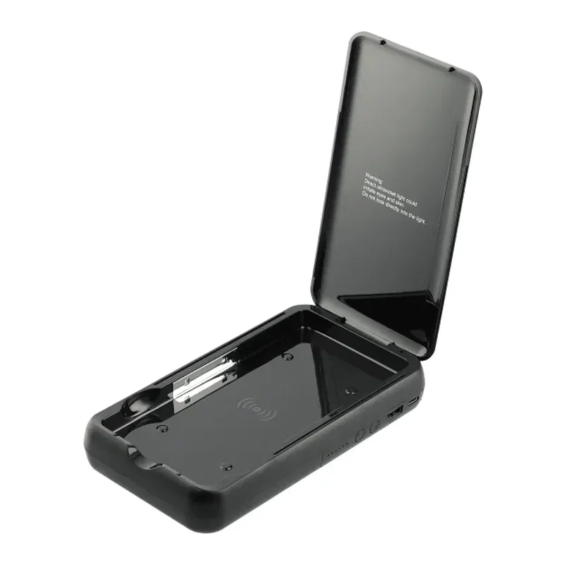 Personalized Wireless Power Bank and UV Sanitizer - 10000mAh — view 6
