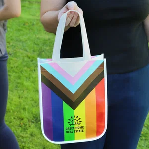 Progress Pride Laminated Fashion Tote Bag