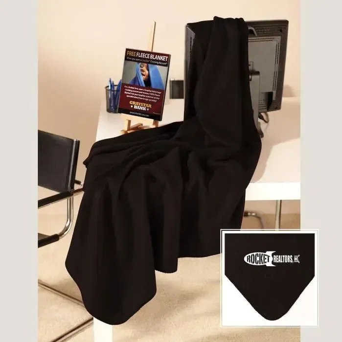Imprinted Promo Fleece Throw