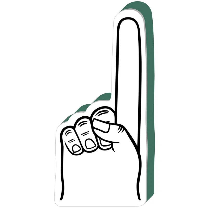 Promotional #1 Foam Spirit Finger - 16" (One Color Imprint) — view 5