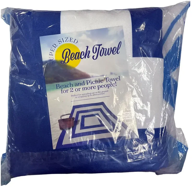 Promotional Beach & Picnic Towel (Large 70" W x 70" H) — view 2