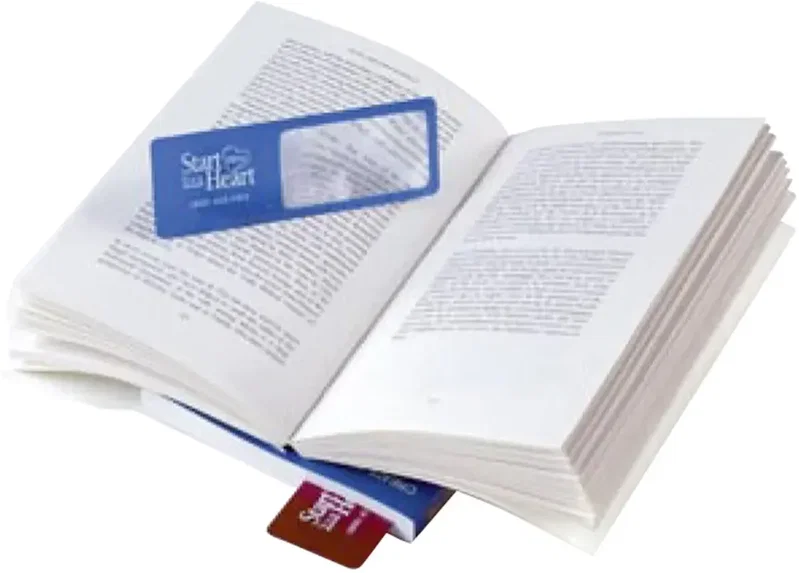 Promotional Bookmark Magnifier with 4" Ruler – 5X, Flexible & Unbreakable — view 5