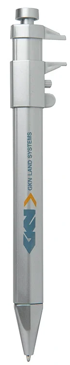 Promotional Silver Caliper Pen — view 3