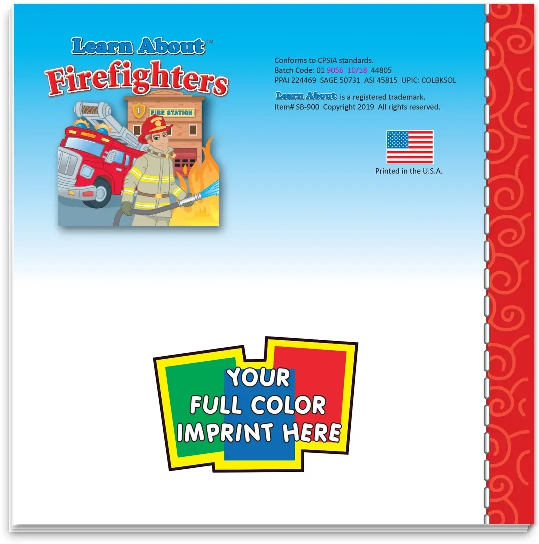 Promotional Logo Children Storybook Full-Color Imprint, FSC®, Made in USA — view 2