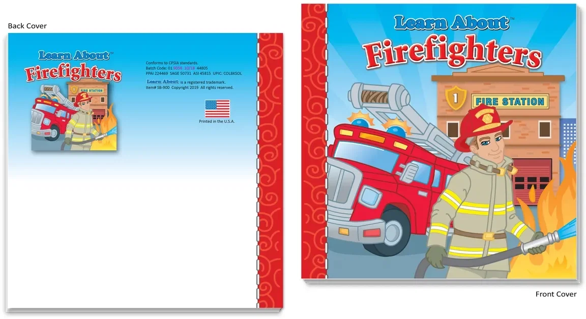 Promotional Logo Children Storybook Full-Color Imprint, FSC®, Made in USA — view 3