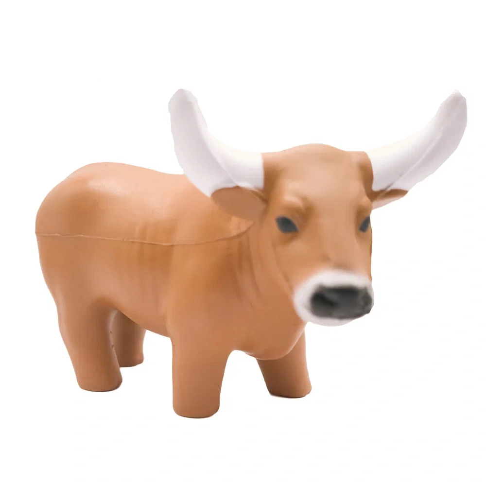 Promotional Long Horn Cow Stress Reliever — view 2