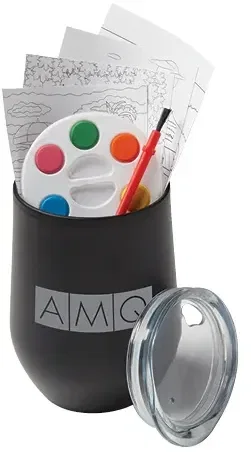 Adult Paint Set & Wine Tumbler — view 2