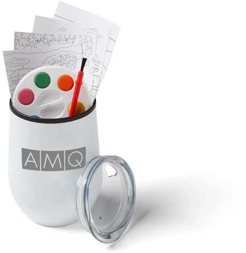 Adult Paint Set & Wine Tumbler — view 3