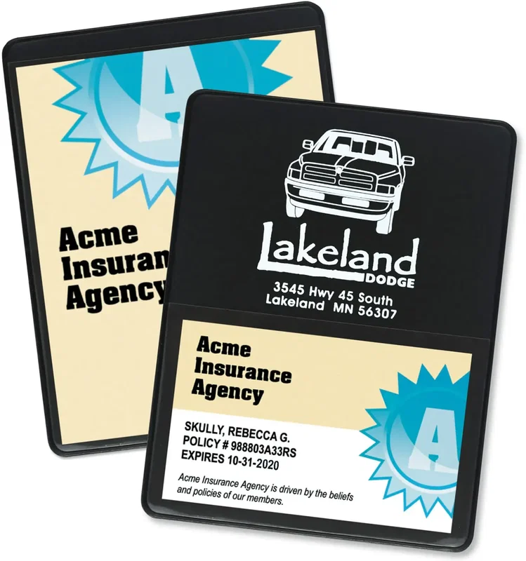 Personalized Insurance Card Holder โ view 1