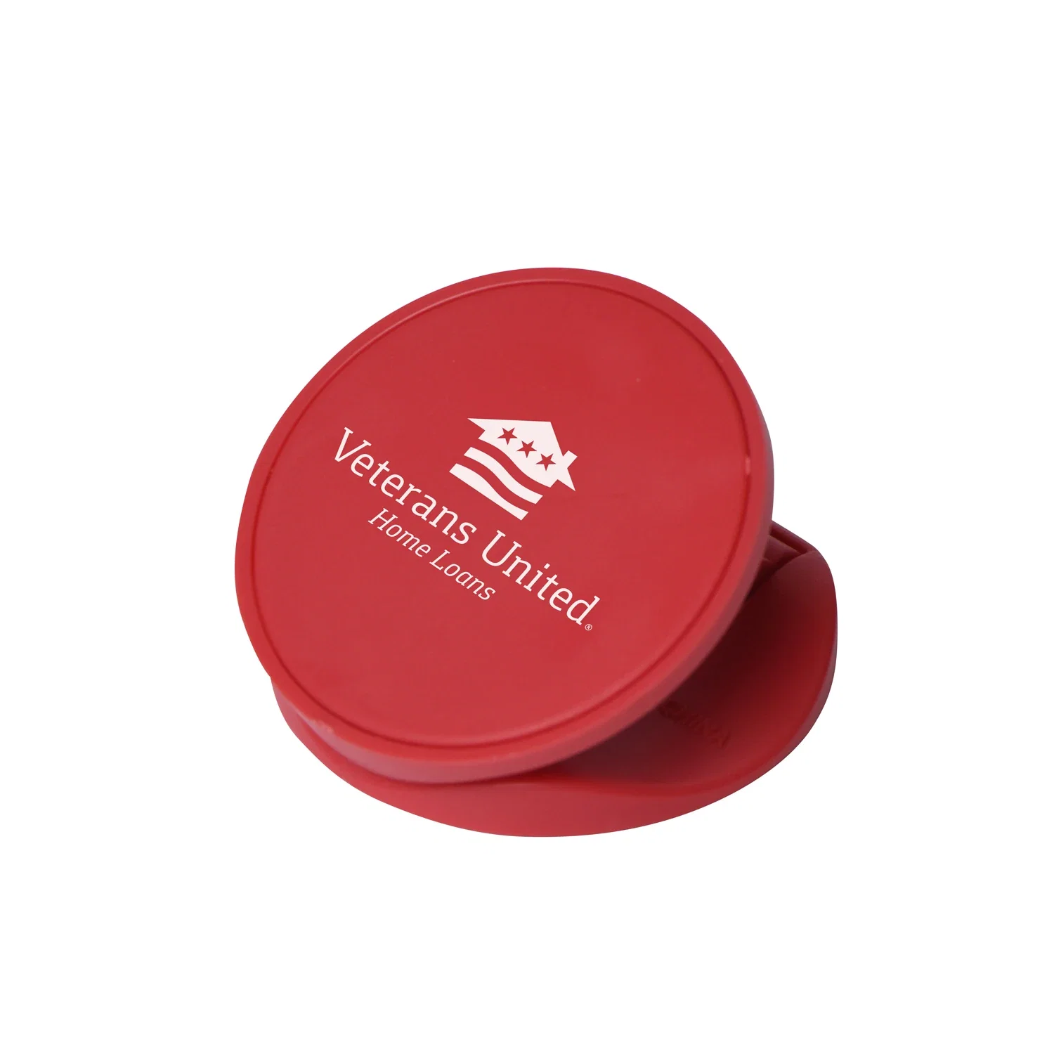 Imprinted Prop Bot Phone Holder — Red — view 4
