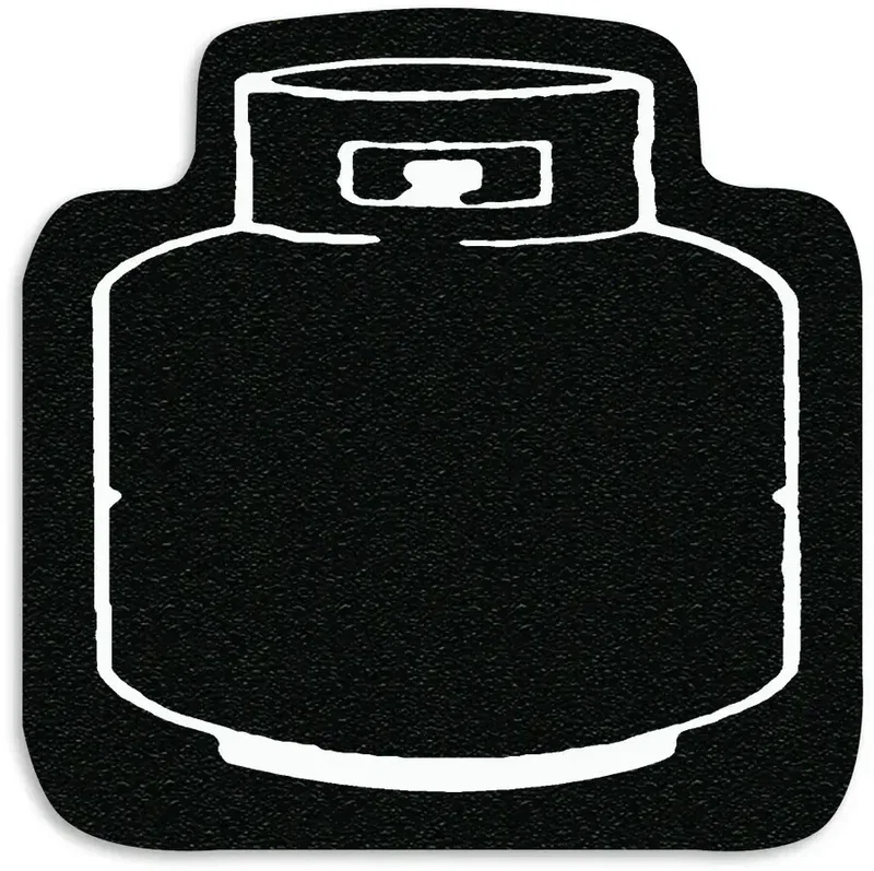 Propane Tank Jar Opener. Propane tank-shaped natural rubber jar opener for kitchen giveaways, view 12