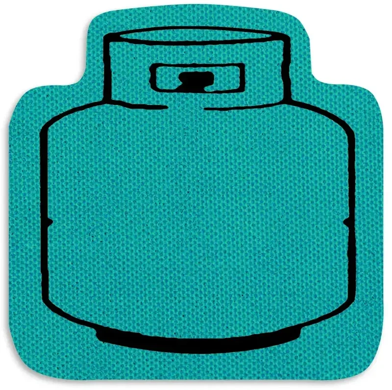 Propane Tank Jar Opener. Propane tank-shaped natural rubber jar opener for kitchen giveaways, view 13