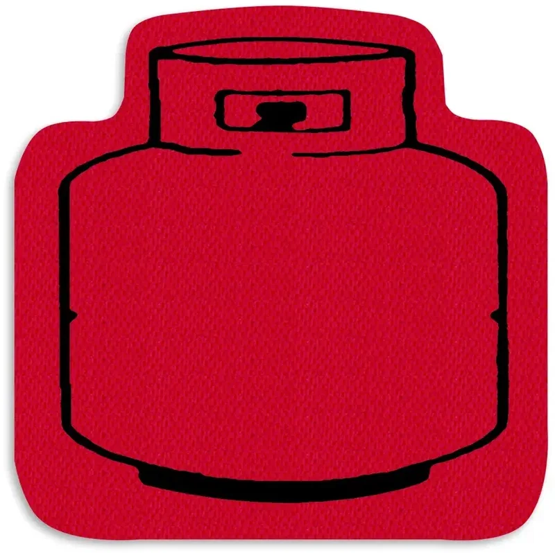 Propane Tank Jar Opener. Propane tank-shaped natural rubber jar opener for kitchen giveaways, view 14