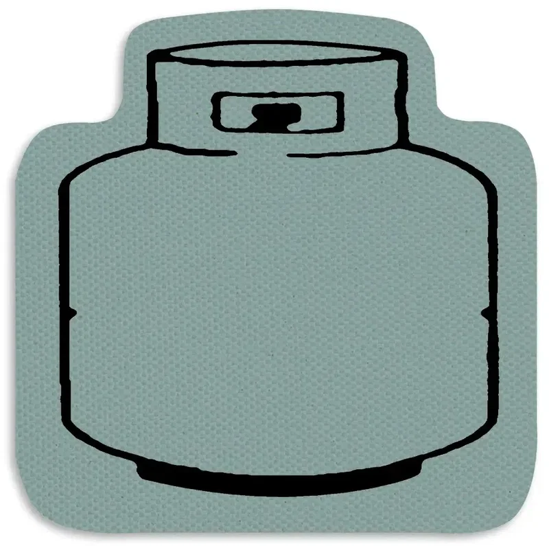 Propane Tank Jar Opener. Propane tank-shaped natural rubber jar opener for kitchen giveaways, view 15