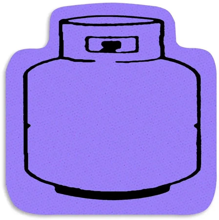 Propane Tank Jar Opener. Propane tank-shaped natural rubber jar opener for kitchen giveaways, view 4