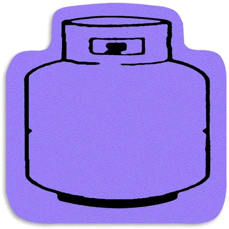 Propane Tank Jar Opener. Propane tank-shaped natural rubber jar opener for kitchen giveaways, view 4