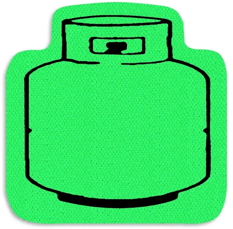 Propane Tank Jar Opener. Propane tank-shaped natural rubber jar opener for kitchen giveaways, view 5