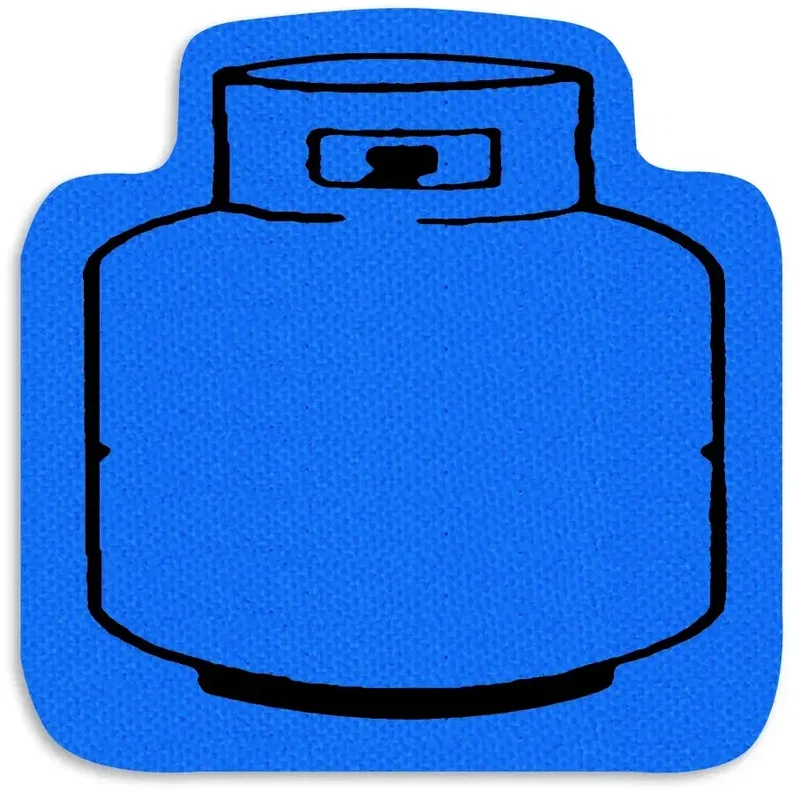 Propane Tank Jar Opener. Propane tank-shaped natural rubber jar opener for kitchen giveaways, view 8