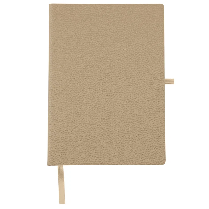 Back panel of the small journal photographed straight on