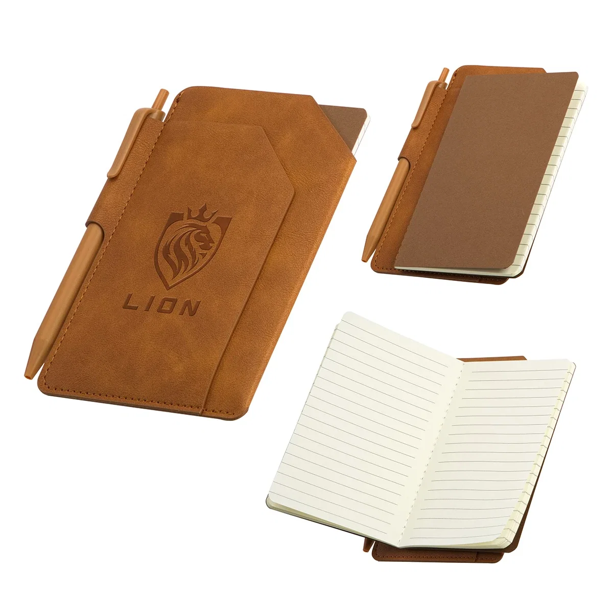 Open view of the Protege Mini Notebook, showing the pages