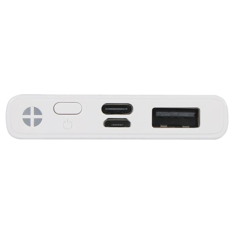 Close-up of the custom logo imprint area on the Provost Power Bank