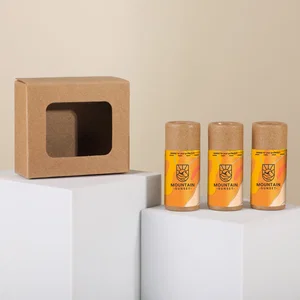 Kraft-Box Beeswax Lip Balm 3-Pack