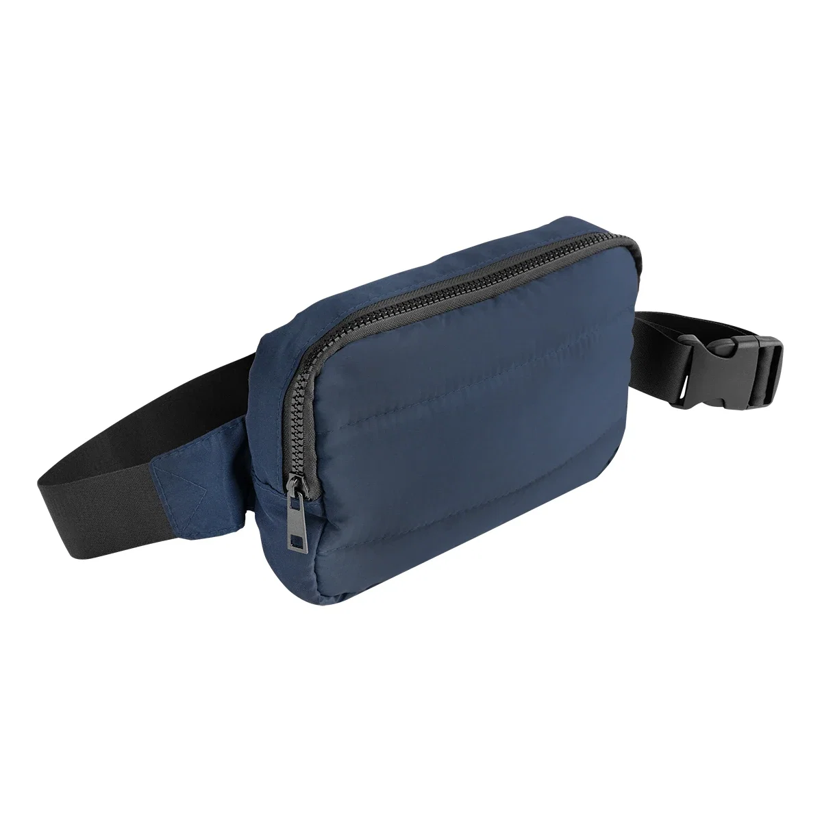 Side profile revealing how much depth the belt bag offers
