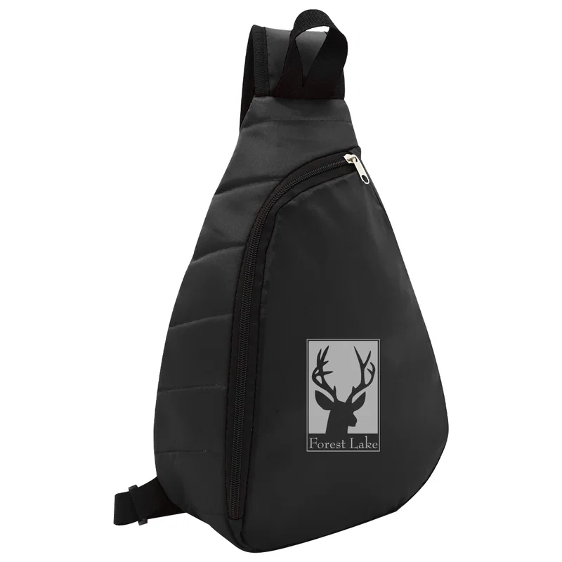 Promotional Puffy Sling Backpack — view 3