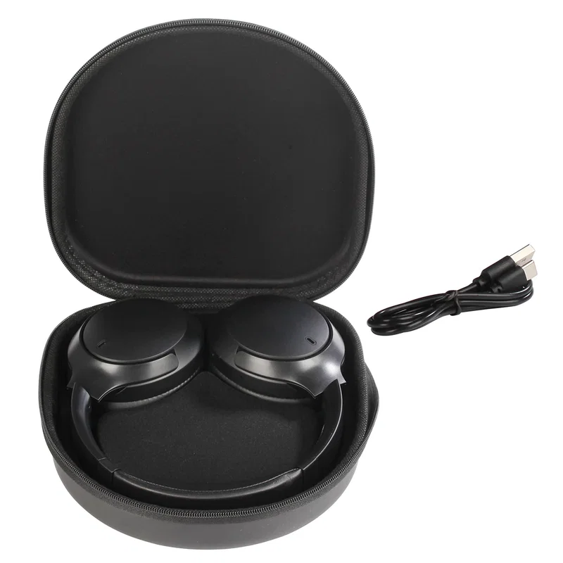 Close-up of the custom logo imprint area on the Pulse Headphones' ear cup