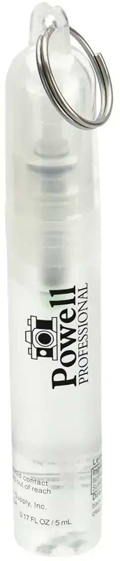 Pump Spray Lens Cleaner Pen, slim custom eyewear accessory with branded logo space on the barrel