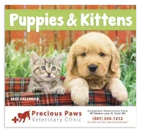 Good Value™ Puppies & Kittens - Stapled Calendar — view 2