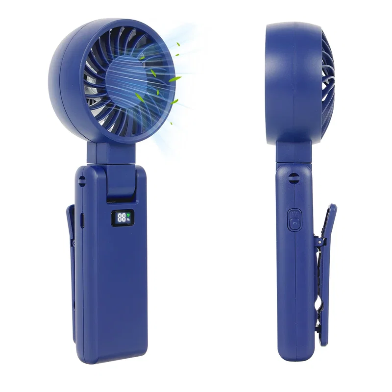 Side profile of the Purl Fan showing its rotatable head