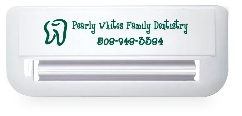 Push'n Save Tube Squeezer. Plastic toothpaste tube squeezer for dental office and pharmacy giveaways