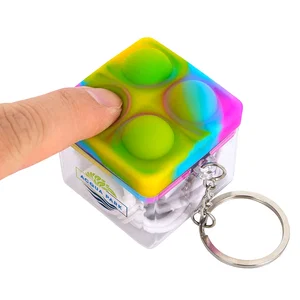 Push Pop Charging Cable with Keyring & Screen Cleaner