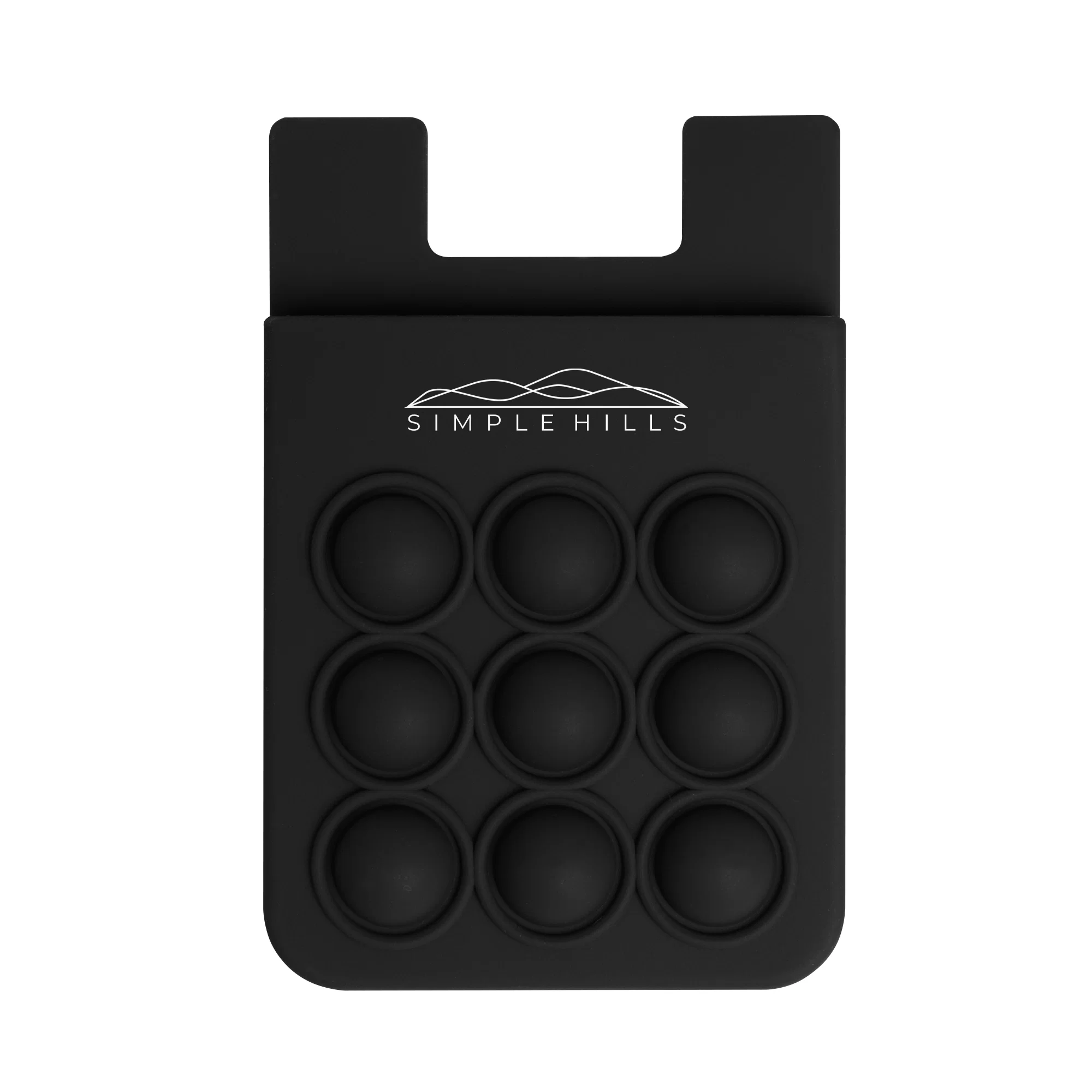 Rear slot on the back holds two credit cards