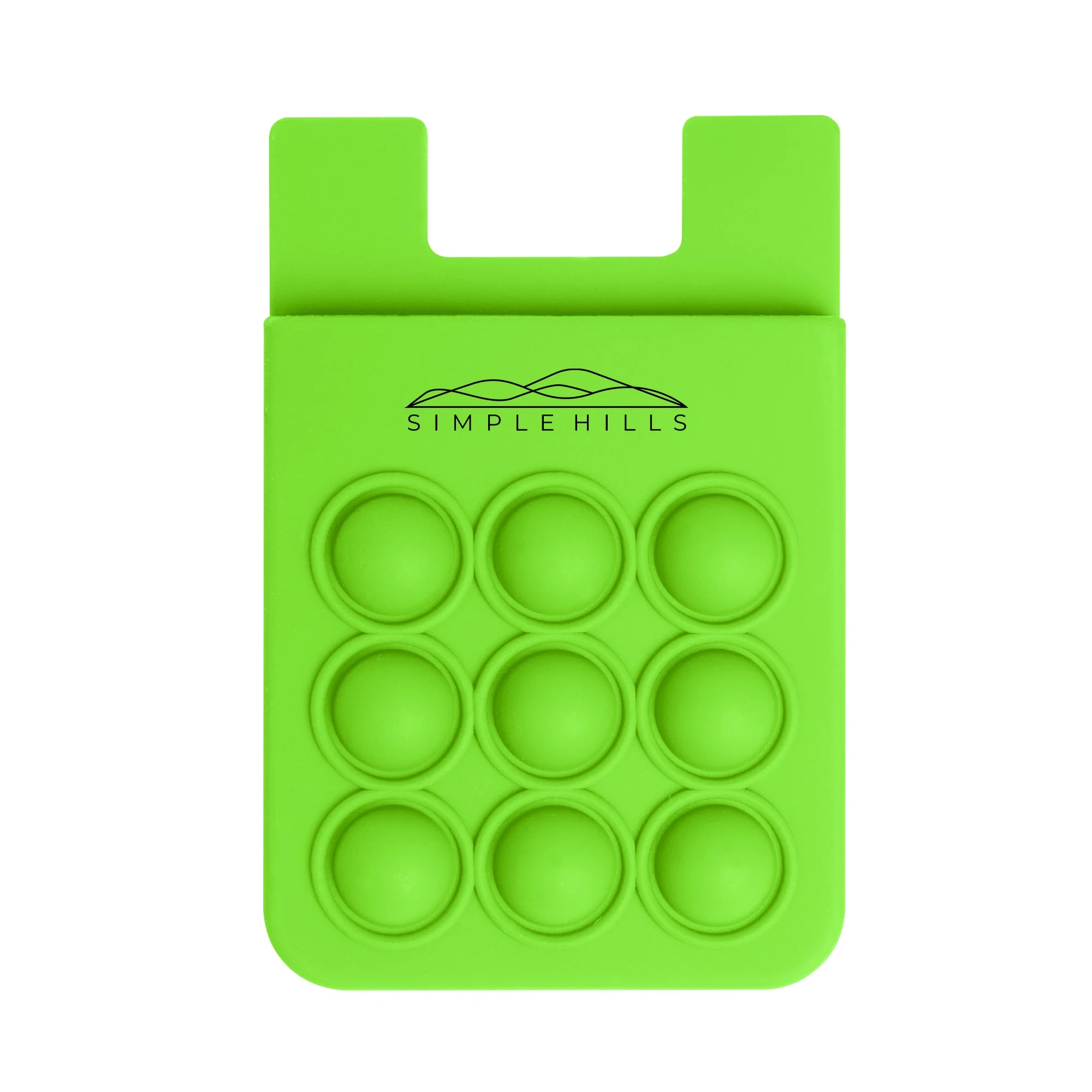 Stuck to the rear of a phone for one handed use